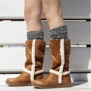 7 Tan Fur and Suede Winter Boots